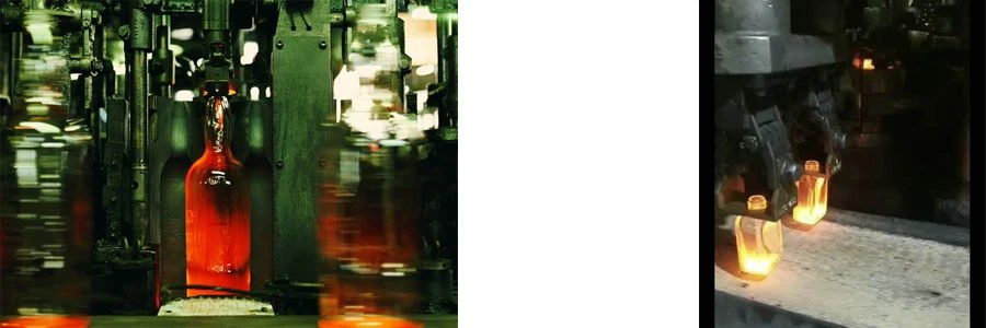Glass bottle production line